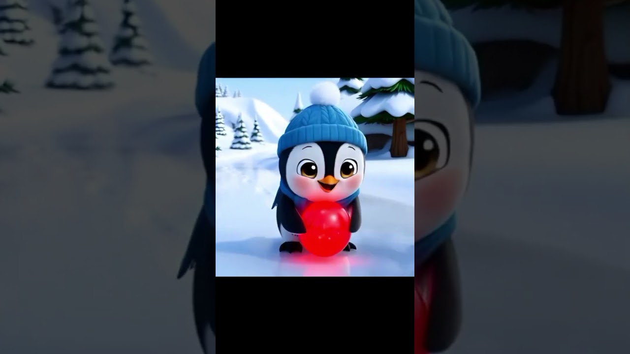Pingu Learns Red Color ❤️ | Kids Shorts