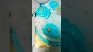 💙.....#cakereels #birthdaycake #skycolor