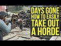 Days Gone Horde Tips To EASILY Take Them Out & Get The Amazing Rewards (Days Gon