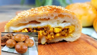 فطائر محشيه من أروع والذ الفطائر بالعجينه القطنية المدهشه بحشوة مميزة | Chicken Stuffed Buns Recipe screenshot 5