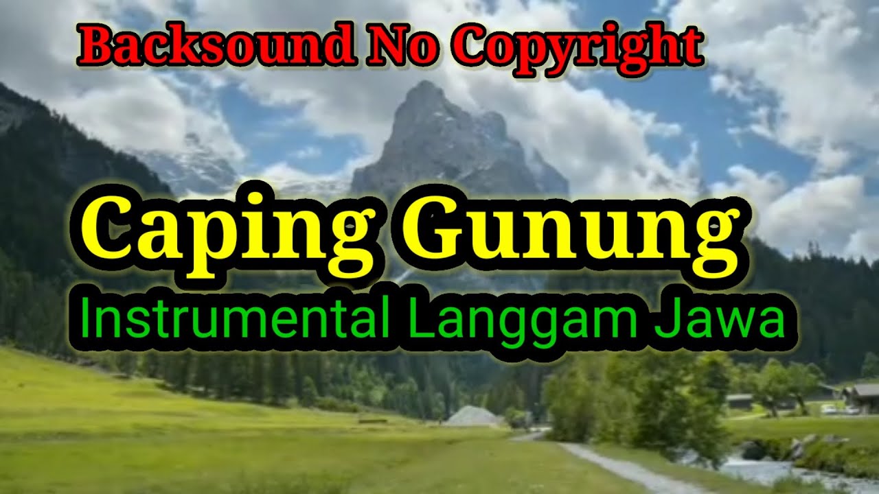 Lagu enak didengar || Caping Gunung‼️Instrumental Langgam Jawa