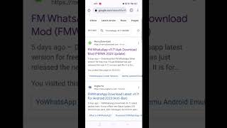 Fm WhatsApp update kaise kare v9.71 update || fm WhatsApp update v9.71 update download #shortsvideo screenshot 3