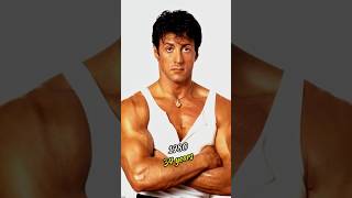 Sylvester Stallone 1976 vs 2025 #shorts Wealth
