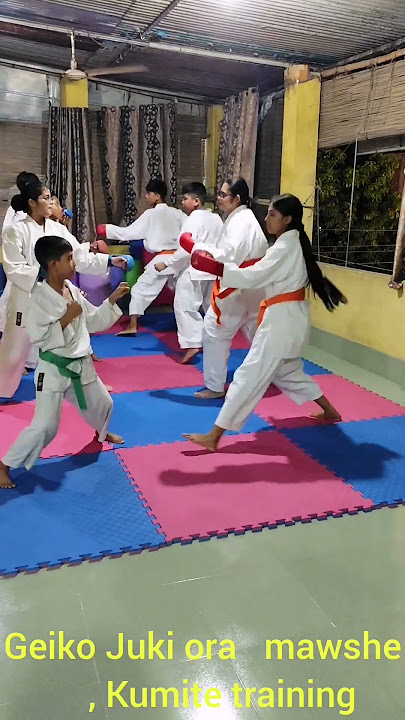 Geiko Juki ora   mawshe, Kumite training