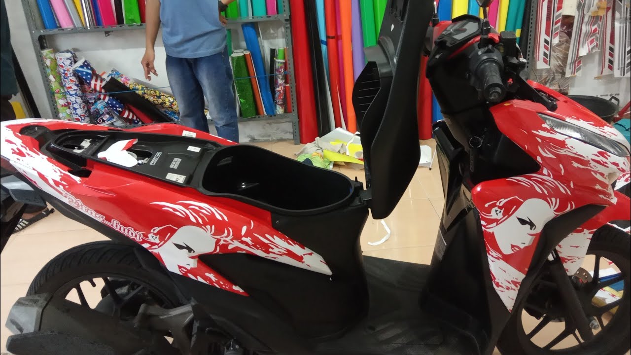 Honda Vario 125 New 2019 Modif Stiker Decalkabuki Kereeen Youtube