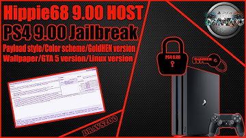 Hippie68 HOST for PS4 9.00 | Payload style | Color scheme | Wallpaper | GoldHEN version