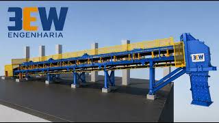 Belt Conveyor Erection Sequence | 3D Animation
