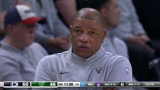 Jackson Jr. &amp; Nance with a foul within ZERO seconds, Dieng 2 fouls, 4 fouls on Bucks in 63 seconds
