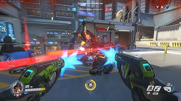 Overwatch CTF: Raptor goes 11 and 0 on Tracer w/ Score Board for kill streak