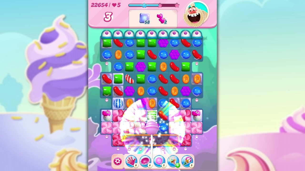 CANDY様ページ Candy Crush Saga Level 22654 - YouTube