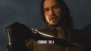 Resident Evil 4 | John Wick Vs Krauser (With enhanced combat movement)