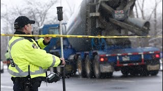 Man dies after collision with cement truck