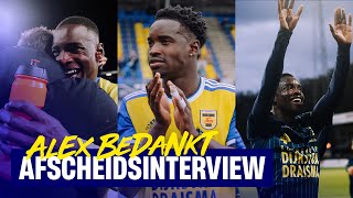 ALEX BEDANKT! 💛💙 | Afscheidsinterview Alex Bangura 🎙