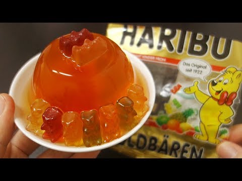 하리보젤리로 하리보푸딩 만들기! Haribo Pudding DIY with Haribo Jelly ASMR