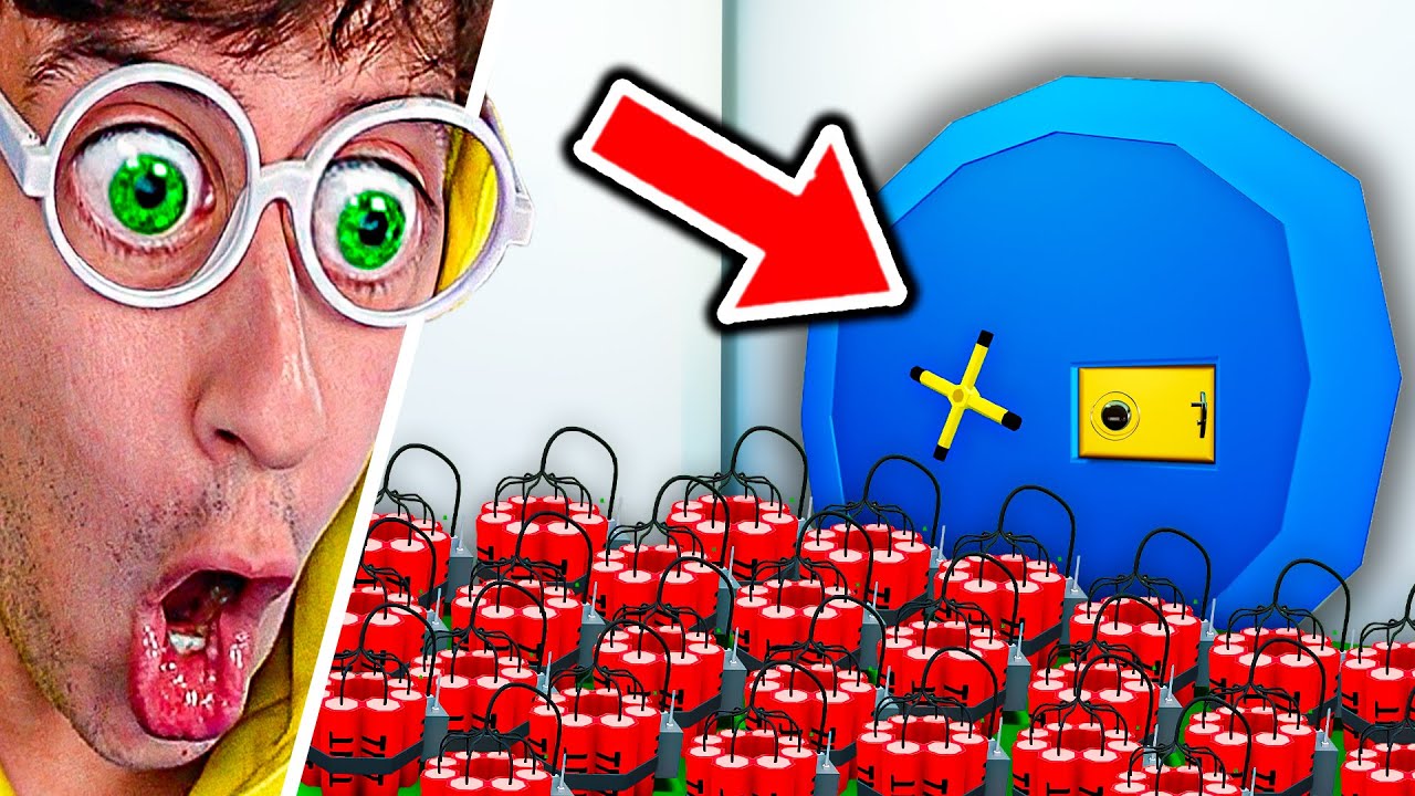 🔥 10.000 TNT vs CAJA FUERTE 🤑!! (secreto de hacker 👮‍♂️) - Wobbly Life #75