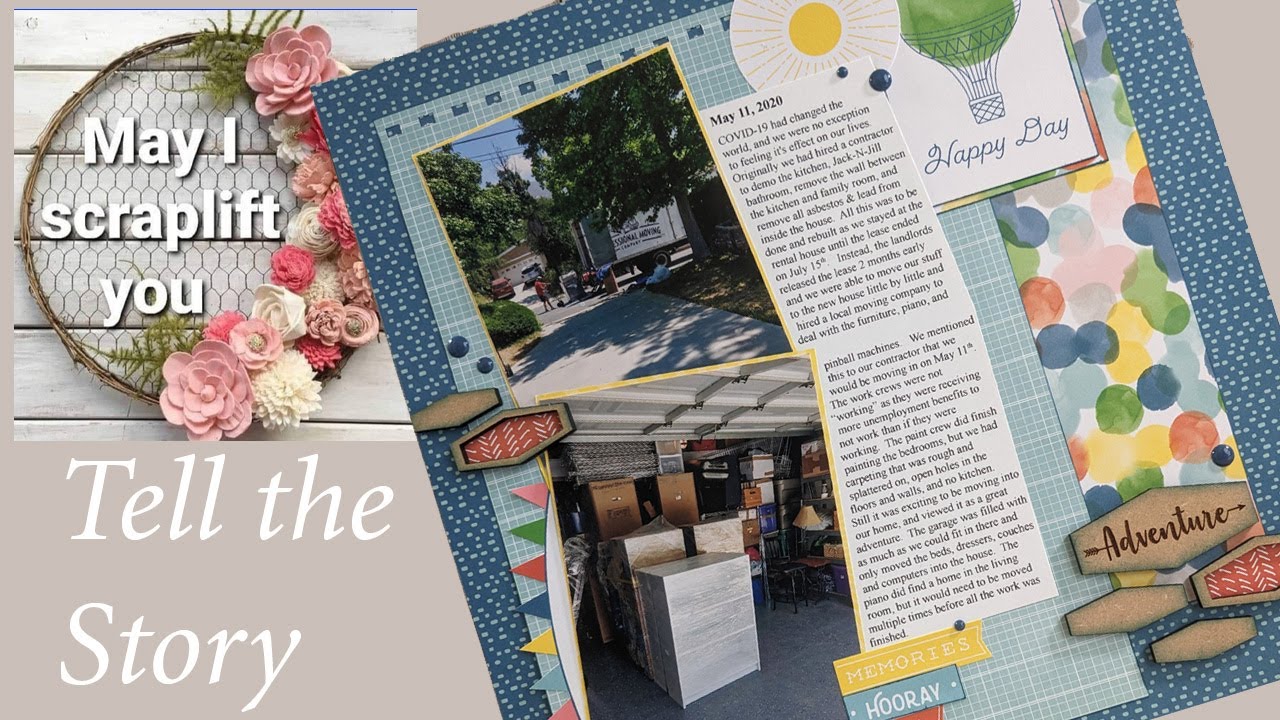 Scrapbook Layout CTMH Central Park  Tell the Story