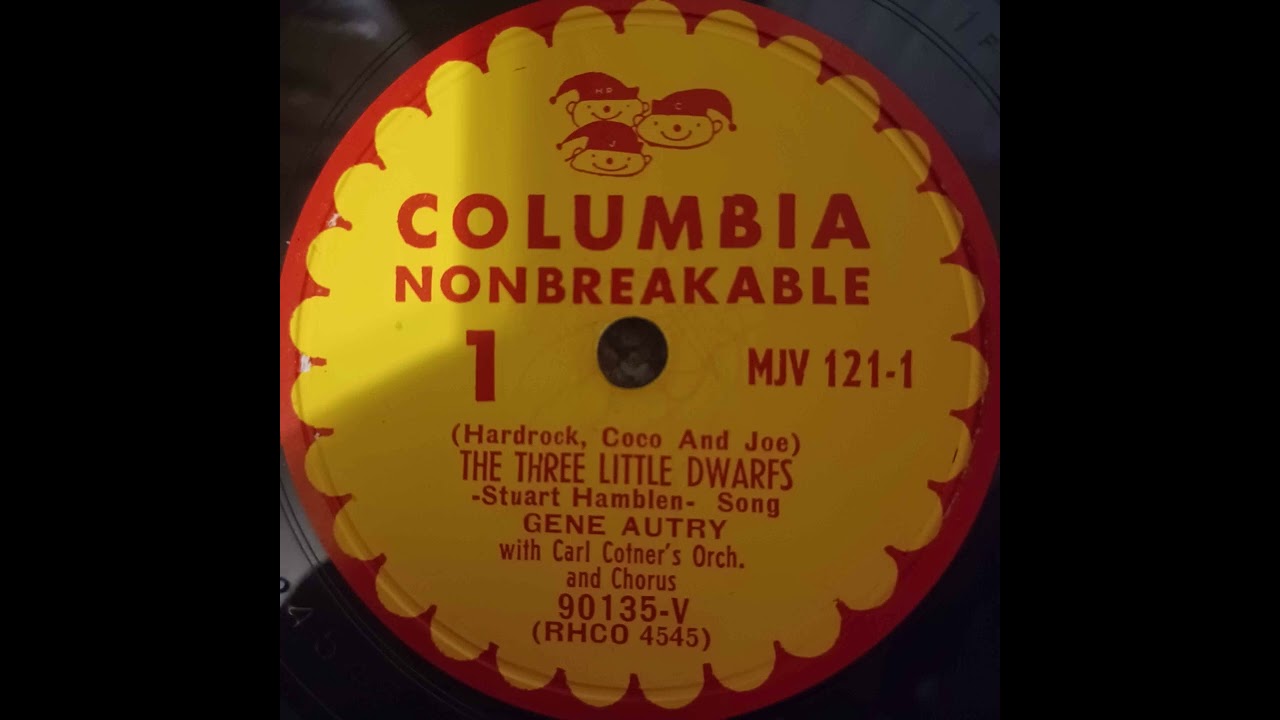Gene Autry and Carl Cotner's Orch. - The Three Little Dwarfs