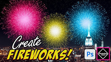 Create Exploding FIREWORKS in Photoshop!