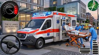 Ambulance City Rescue Simulator - 911 US Emergency Ambulance Driving 3D : Android Gameplay screenshot 3