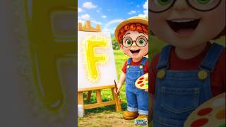 ABC Alphabet Song | F for Fish 🐟 | Learn Letter F (Frog, Fire Truck, Flower) #abcd
