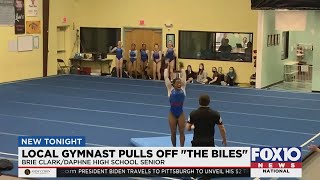 Local gymnast pulls off 'The Biles'