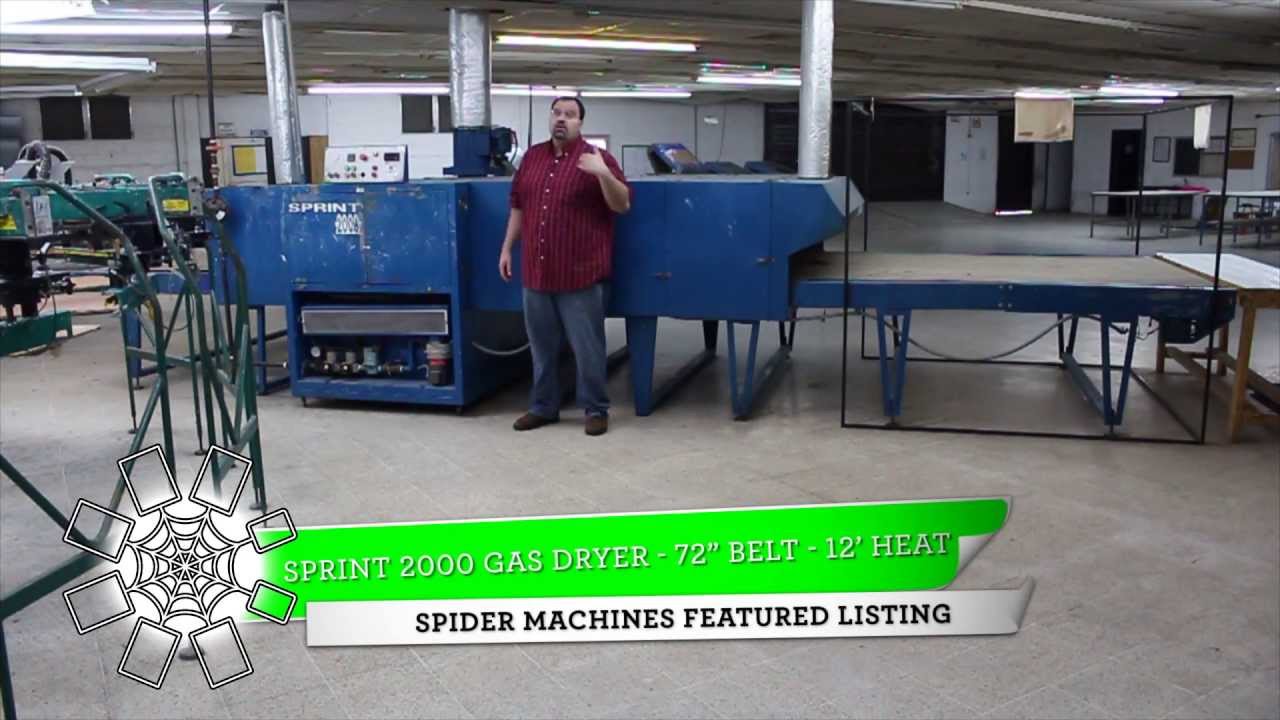 For Sale M&R Sprint 2000 Gas Dryer Spider Machines YouTube