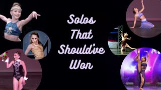 Solos That Shouldve Won Dance Moms