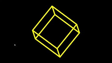 Basic Rotating 3D Cube Tutorial FOR  BEGINNERS -libraries