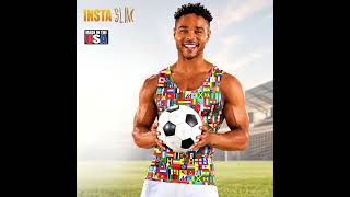 Show your support in the Insta Slim Flag Print Compression Shirt