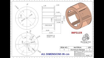 SolidWorks Tutorial: Modeling an Impeller for a Circulator Fan