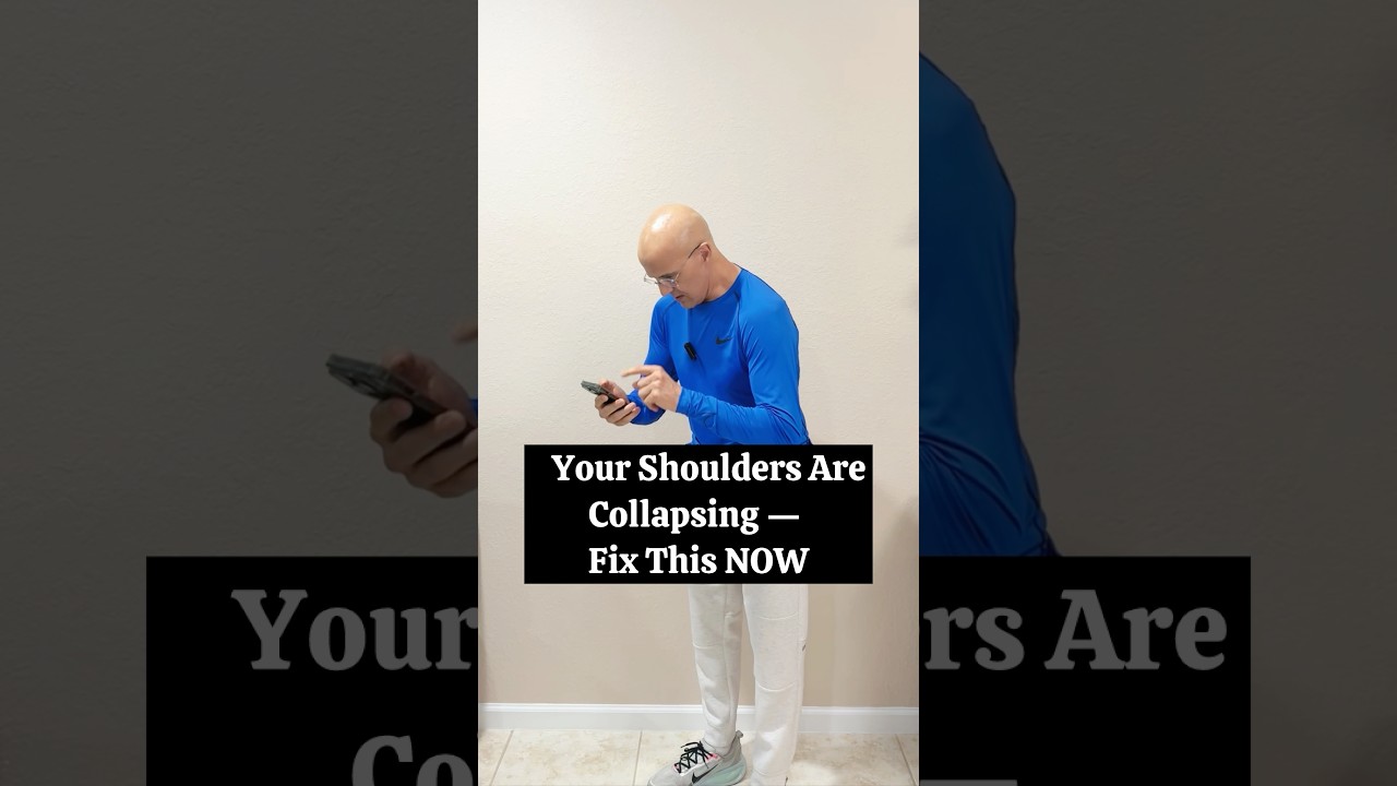 Your Shoulders Are Collapsing — Fix This NOW!  #drmandell #health #healing #posture