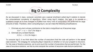 CPE 211 Lecture 9 - Big-O for Iteration & Recursion