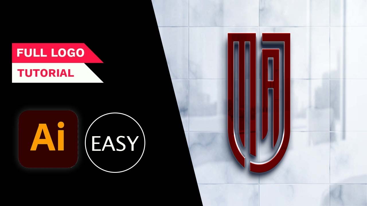 Logo Design - Illustrator Logo Design Tutorial || Adobe Illustrator CC ...