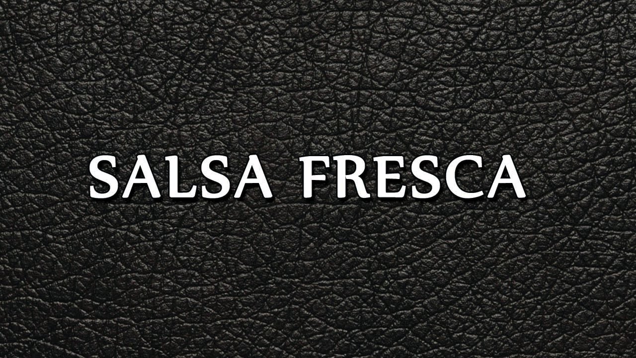 Salsa Fresca | EASY TO LEARN | HOW TO MAKE EASY RECIPES