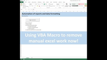 Automate manual data formatting using VBA macro