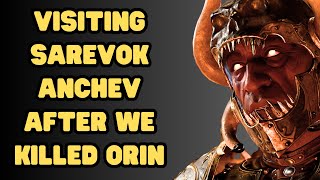 Visiting Sarevok Anchev After We Killed Orin