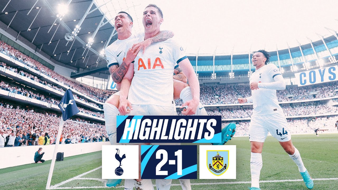 Video highlights for Tottenham Hotspur 2-1 Burnley