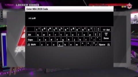 3 New Nba 2k20 My team locker Codes