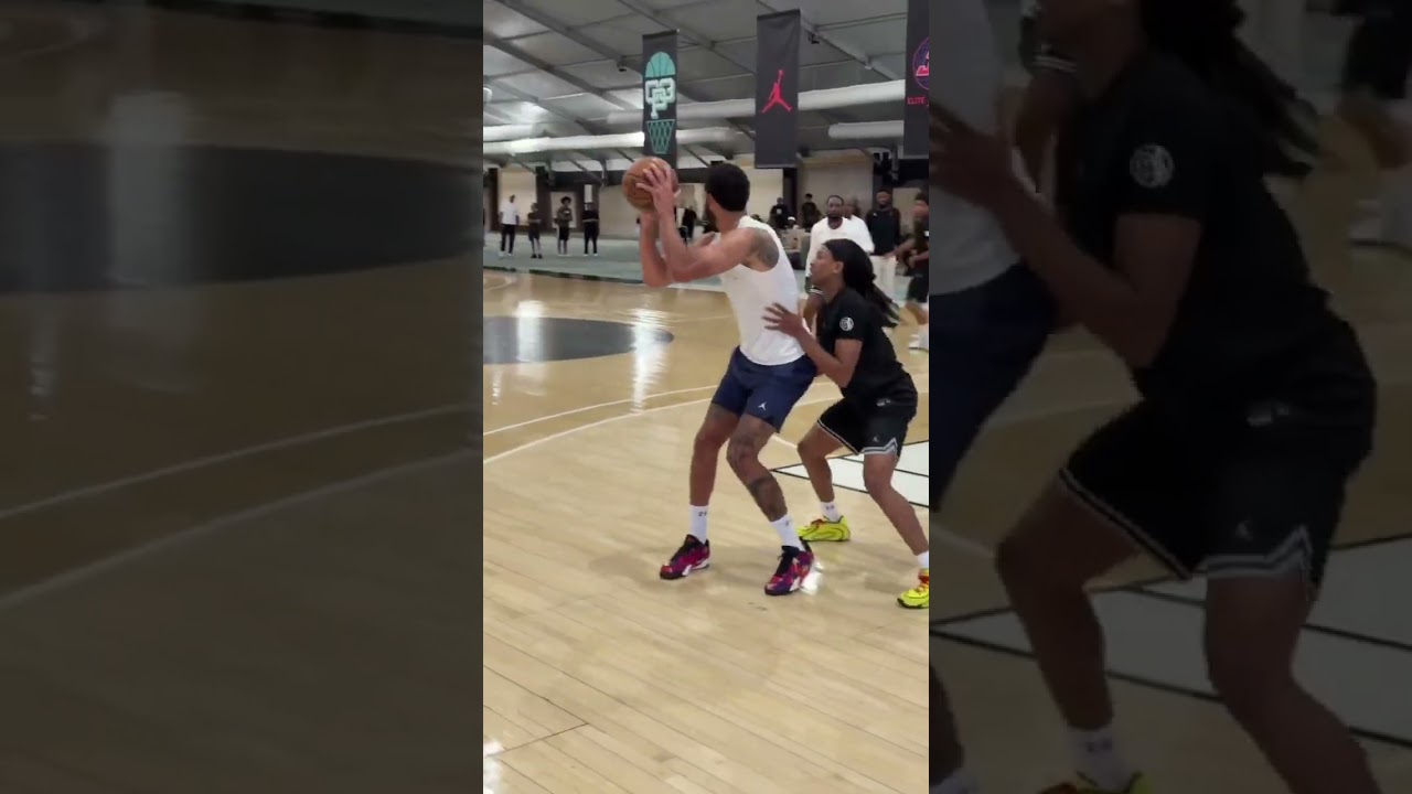 Chris Paul and Jayson Tatum go to work against the high-schoolers at their Elite Camp in Las Vegas 🏀