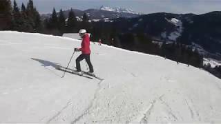Trasa narciarska Flachau Austria. NR 1 CZERWONA. Hermann Maier FIS Weltcupstrecke.