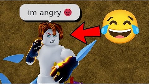 Toxic Player RAGEQUITs after I did this.. (Blox Fruits)