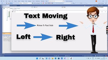 VB.Net Program To Move The Text From Left-To-Right|| #vb.net||#program|| @Debolroy-i6u
