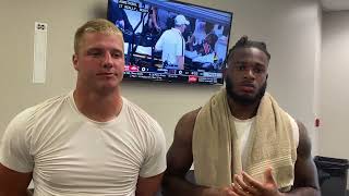 Mississippi State linebackers Stone Blanton and Nic Mitchell recap loss to Florida