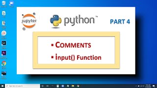 Python Part 4 : Comments and input function : CBSE Computer Science and IP