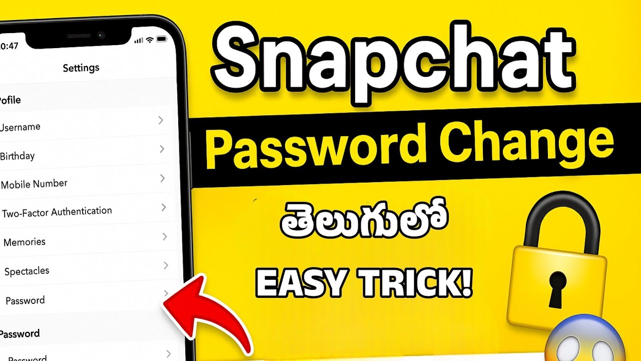 Snapchat Reset ఎలా మార్చాలి (Snapchat Password Reset Guide)