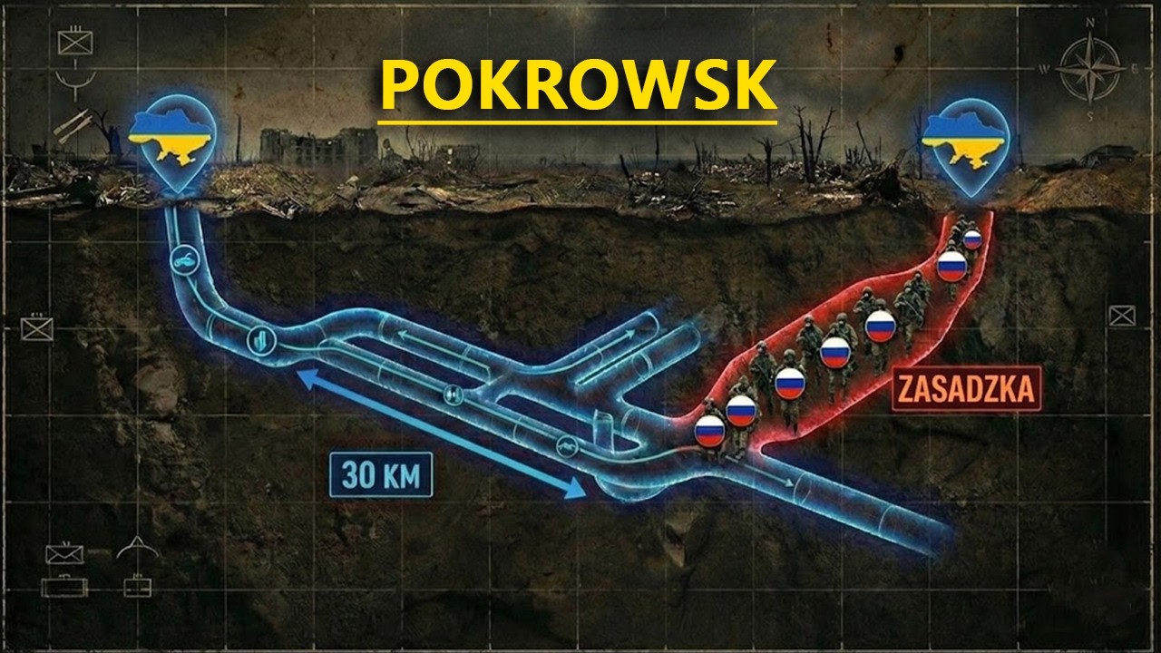 Ukraina zastawiła podziemną pułapkę... Rosja w nią weszła... i ZNIKNĘŁA.