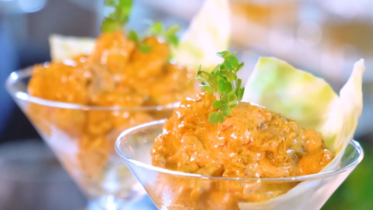 Margarita Bardağında Soslu Çıtır Karides Bombası