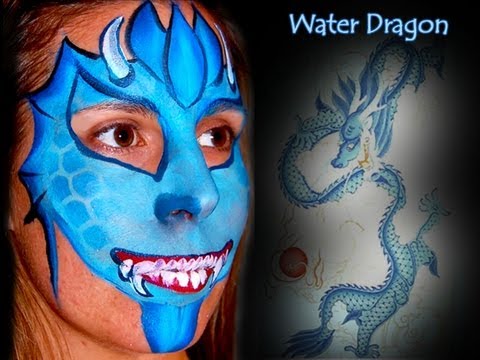 Blue dragon : r/Facepainting