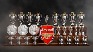 Arsenal Trophy Cabinet Revealed All Les & Player Awards 3D Comparison