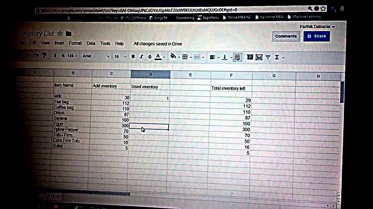 HCI InnovationU InventorySystem: Computer